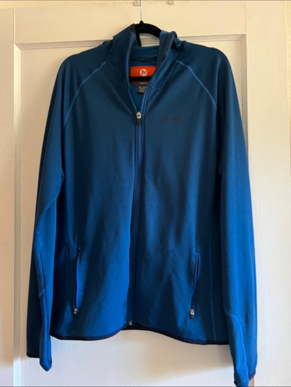 Merrell Blue Full-Zip Hoodie Sweater